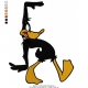 Daffy Duck Embroidery Bird 02